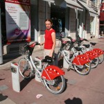 Городской пункт проката велосипедов в Лионе